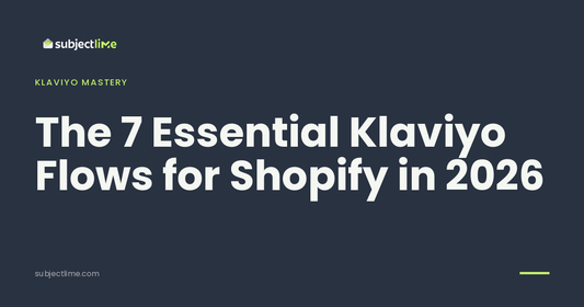 7 Essential Klaviyo Flows 2026: 60% of Auto Revenue