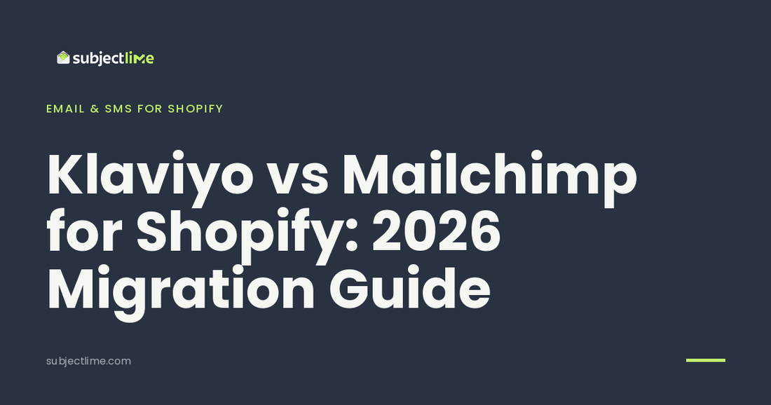 Klaviyo vs Mailchimp Shopify 2026: Cost & ROI