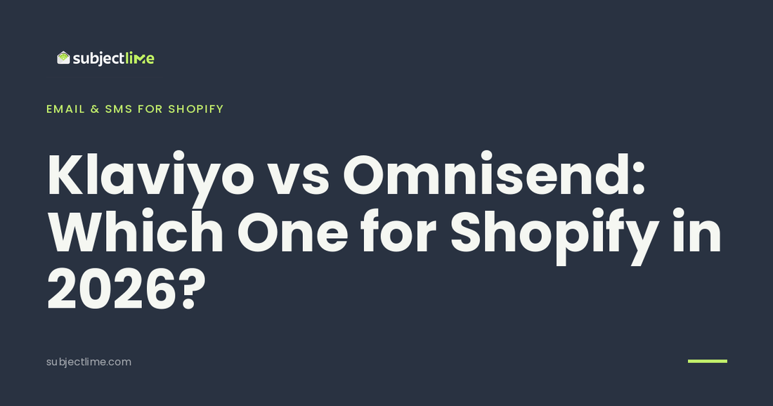 Klaviyo vs Omnisend Shopify 2026: Cost & Decision